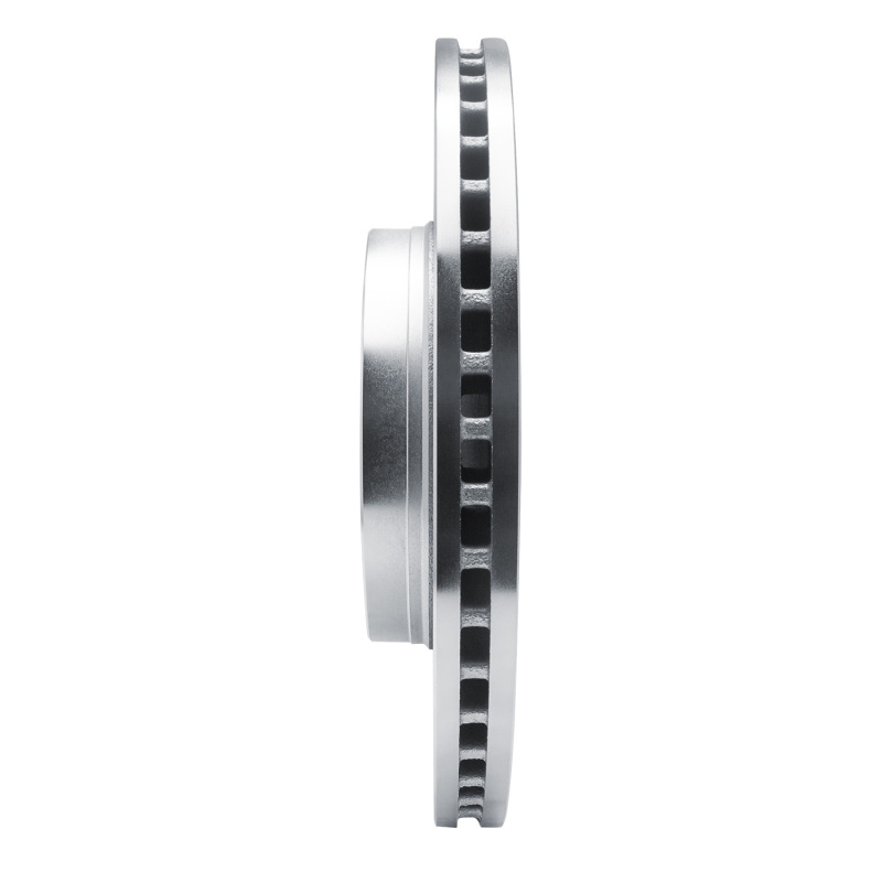 Jeep Wrangler Brake Rotor (1) - Front Left - R1 Concepts - Drilled & Slotted - Silver - `18-`25